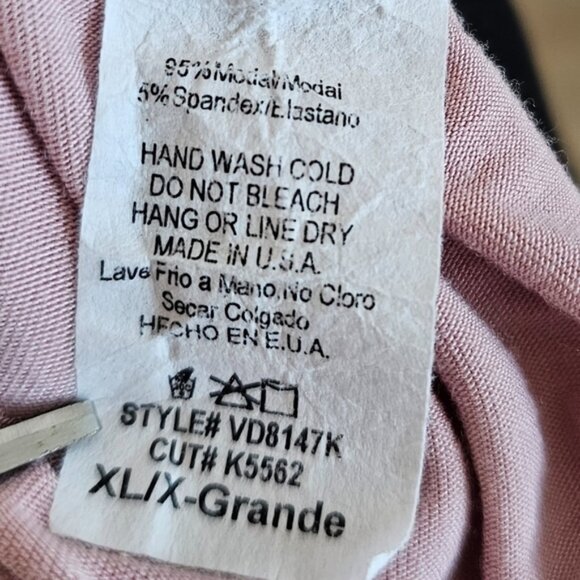 PinkBlush Ruffle Off Shoulder  Mermaid Maternity Photoshoot Gown/Dress mauve XL - Picture 11 of 13